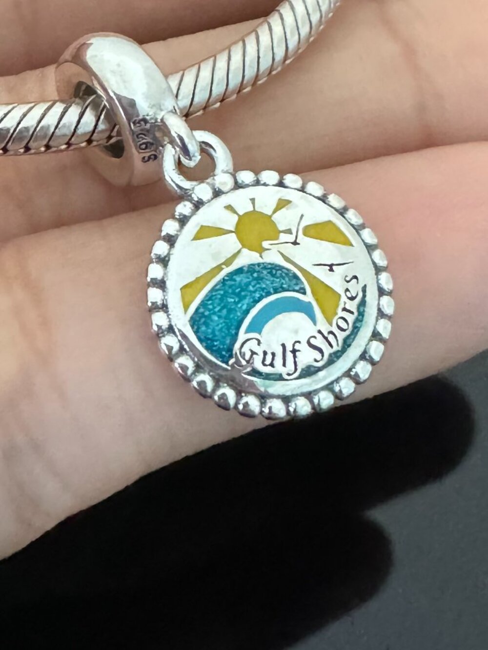 Original Pandora Gulf Shores Travel Exclusive Charm